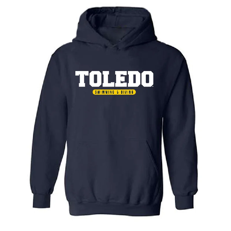 Toledo - NCAA Women's Swimming & Diving : Janne Slegers - Hooded Sweatshirt Hoodie with Neon Bright Vibrant Toledo - NCAA Women's Swimming & Diving : Janne Slegers - Hooded Sweatshirt Hoodie with Neon Bright Vibrant