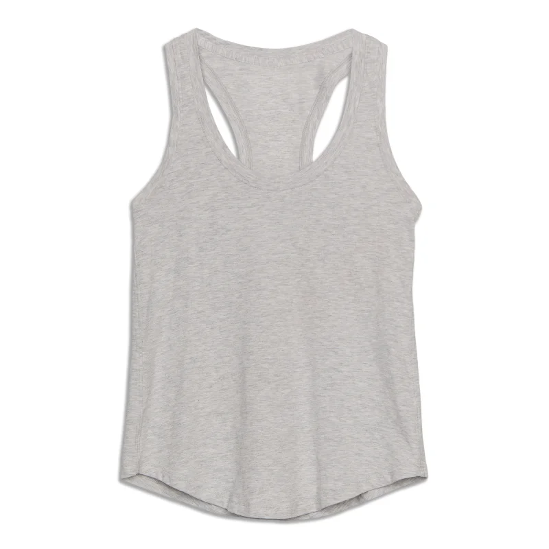 Love Tank Top - Resale grey tank top