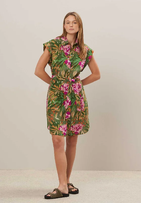 Dress Robin Bbrh627 01-Green Tunics Fall fleece