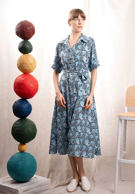 Dress 65376 Blue Tunics Essential wardrobe
