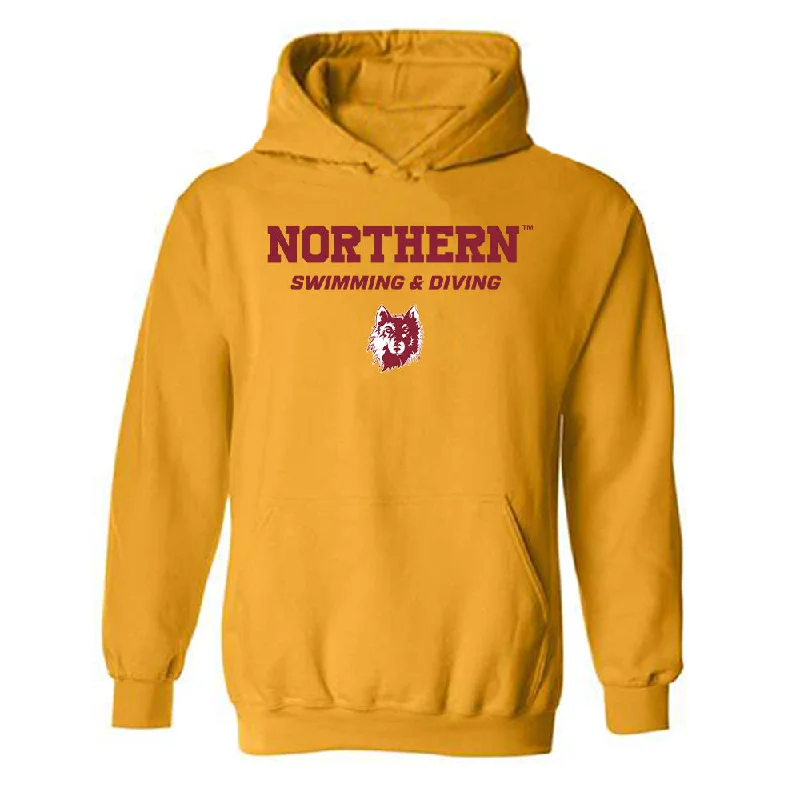 NSU - NCAA Women's Swimming & Diving : Sidney Masgras - Classic Shersey Hooded Sweatshirt Hoodie with Slim Fit Tailored Modern