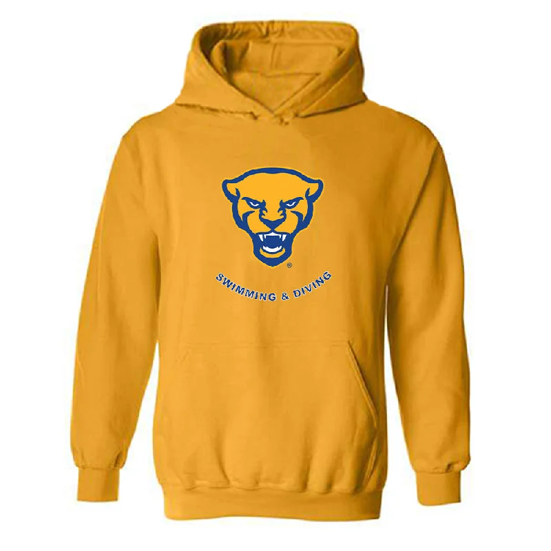 Pittsburgh - NCAA Women's Swimming & Diving : Megan Iannon - Classic Shersey Hooded Sweatshirt Hoodie with Print Artistic Unique