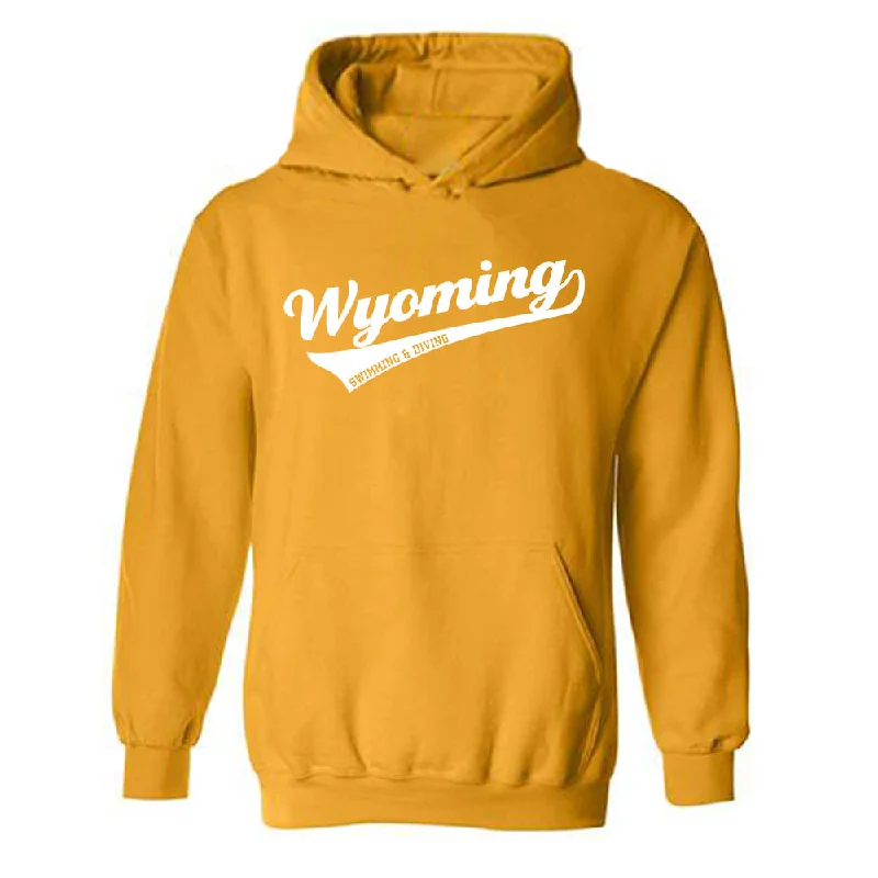 Wyoming - NCAA Women's Swimming & Diving : Gabriella Haigler - Classic Shersey Hooded Sweatshirt Hoodie with Side Slits Relaxed Casual Wyoming - NCAA Women's Swimming & Diving : Gabriella Haigler - Classic Shersey Hooded Sweatshirt Hoodie with Side Slits Relaxed Casual