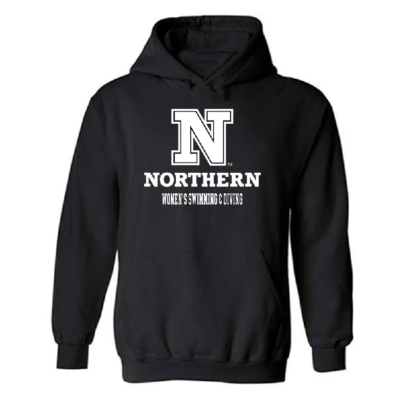 NSU - NCAA Women's Swimming & Diving : Sidney Masgras - Classic Shersey Hooded Sweatshirt Hoodie with Earth Tones Natural Calm