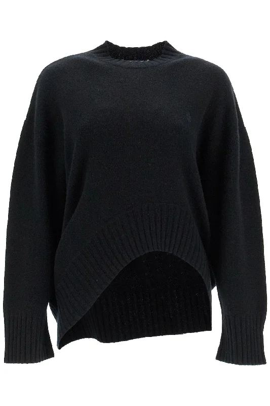 Asymmetric Wool And Cashmere Pullover Angora Wool Cozy