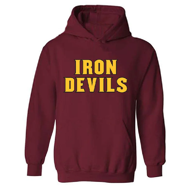 Arizona State - NCAA Women's Swimming & Diving : Ariel Beltran - Replica Shersey Hooded Sweatshirt Hoodie with Hem Elastic Stretchable Comfortable