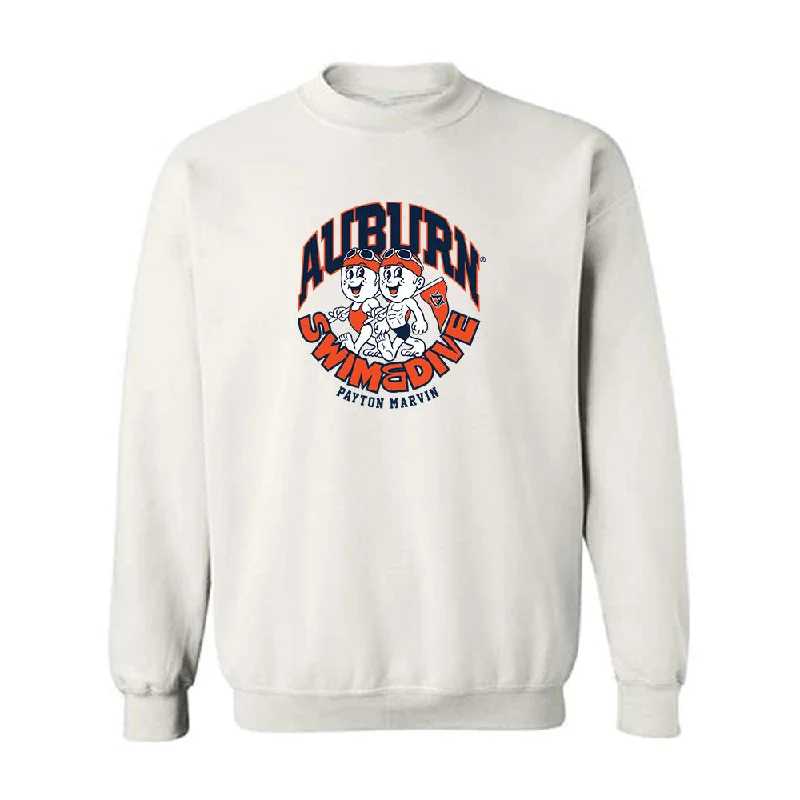 Auburn - NCAA Women's Swimming & Diving : Payton Marvin - Crewneck Sweatshirt Fashion Shersey Hoodie with Relaxed Fit Easy Casual Auburn - NCAA Women's Swimming & Diving : Payton Marvin - Crewneck Sweatshirt Fashion Shersey Hoodie with Relaxed Fit Easy Casual