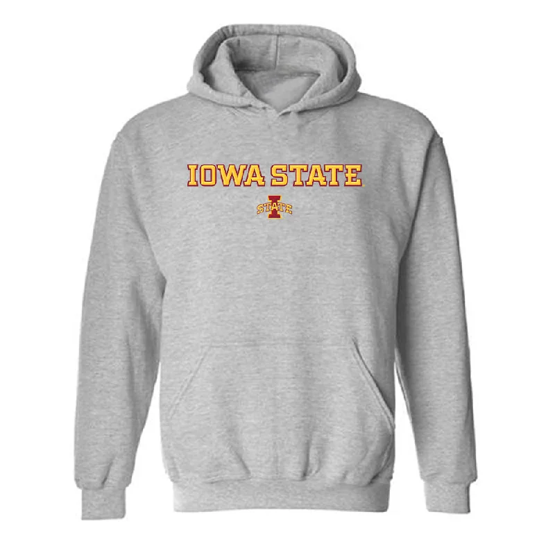 Iowa State - NCAA Women's Track & Field : Kailynn Gubbels - Classic Shersey Hooded Sweatshirt Hoodie with Distressed Vintage Worn Iowa State - NCAA Women's Track & Field : Kailynn Gubbels - Classic Shersey Hooded Sweatshirt Hoodie with Distressed Vintage Worn