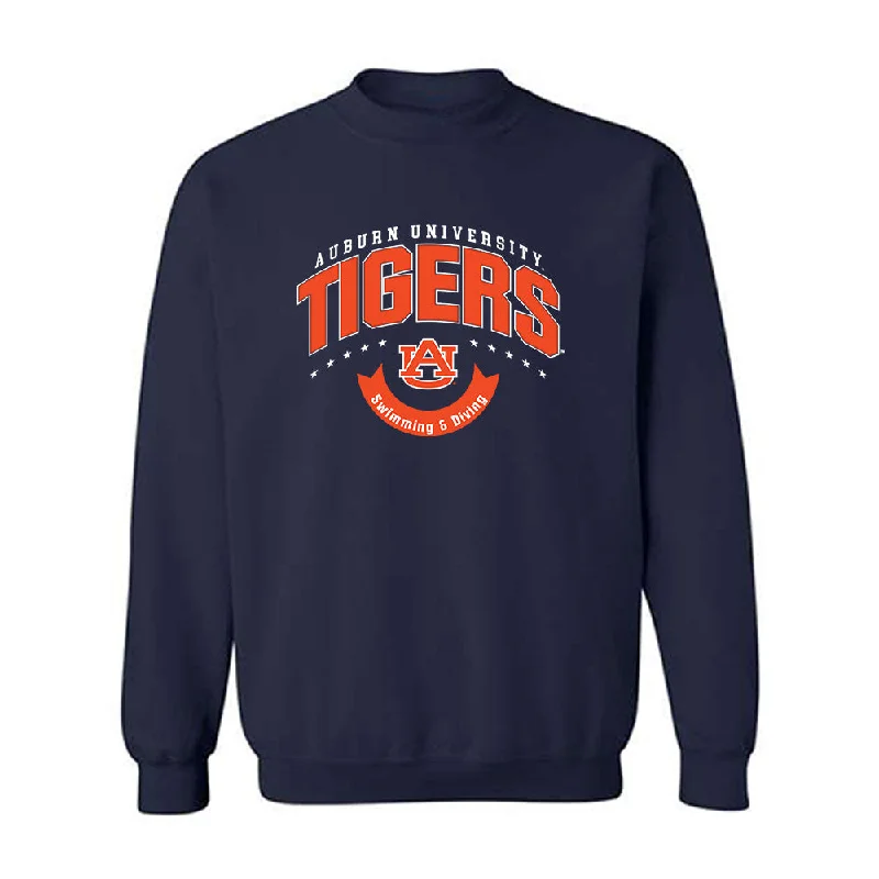Auburn - NCAA Women's Swimming & Diving : Abby Gibbons - Crewneck Sweatshirt Generic Shersey Hoodie with Frayed Bohemian Relaxed Auburn - NCAA Women's Swimming & Diving : Abby Gibbons - Crewneck Sweatshirt Generic Shersey Hoodie with Frayed Bohemian Relaxed