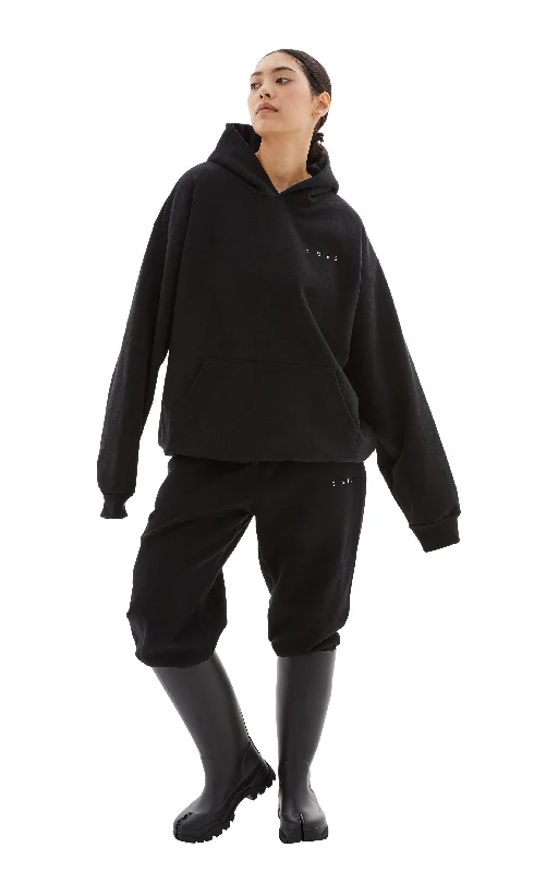 TONS Hoodie (Black) Hoodie with Hem Drawcord Adjustable Customizable