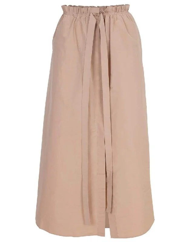 Front Slip Skirt slim fit skirt