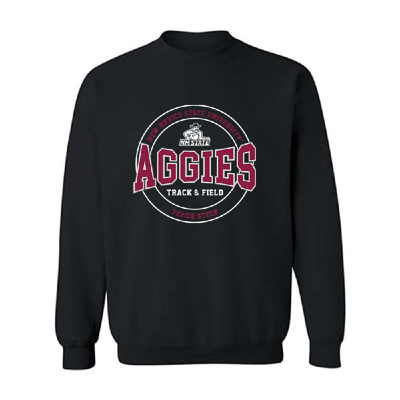 NMSU - NCAA Women's Track & Field : Terice Steen - Classic Fashion Shersey Crewneck Sweatshirt Hoodie with Elastic Cuffs Stretchable Comfortable NMSU - NCAA Women's Track & Field : Terice Steen - Classic Fashion Shersey Crewneck Sweatshirt Hoodie with Elastic Cuffs Stretchable Comfortable