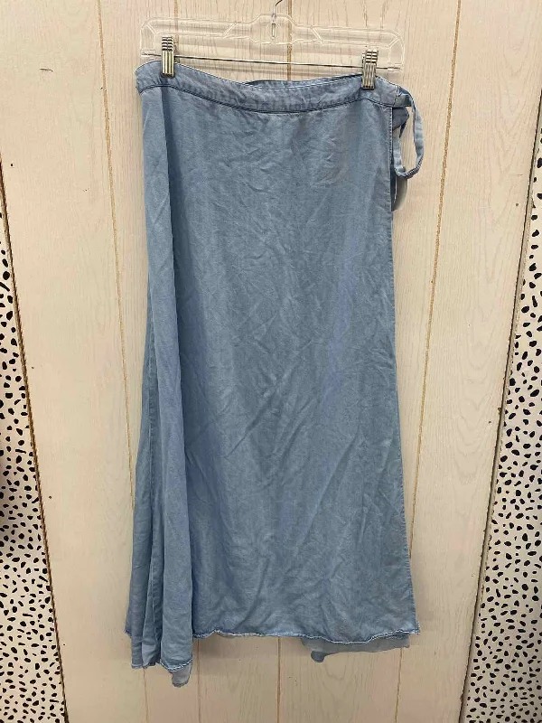 Chaps Blue Womens Size 12 Skirt lightweight skirt design