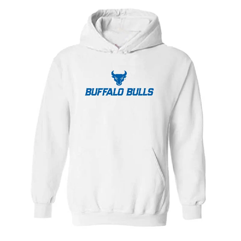 Buffalo - NCAA Women's Swimming & Diving : Maggie Meyers - Hooded Sweatshirt Hoodie with Ribbed Neckline Snug Warm