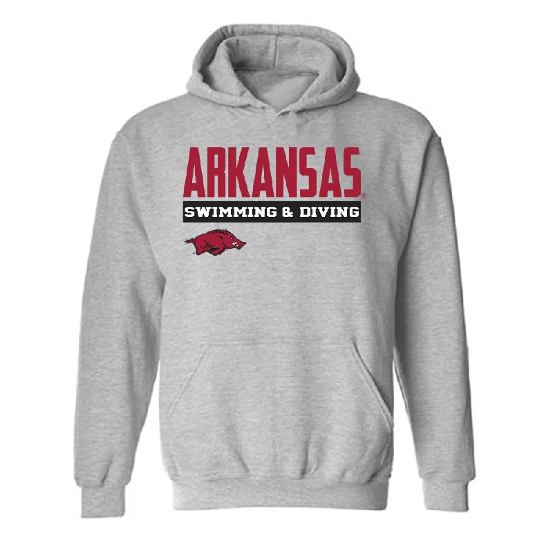 Arkansas - NCAA Women's Swimming & Diving : Rebecca Simpson - Classic Fashion Shersey Hooded Sweatshirt Hoodie Jacket Zipper Layering