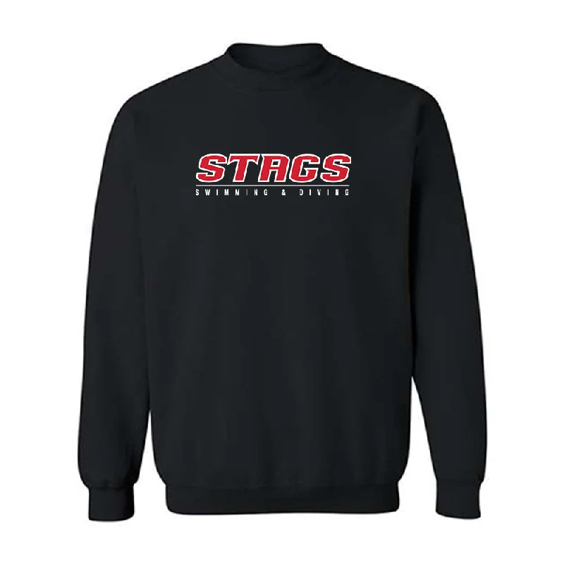 Fairfield - NCAA Women's Swimming & Diving : Cailey Stockwell - Classic Shersey Crewneck Sweatshirt Hoodie with Snap Buttons Easy Quick