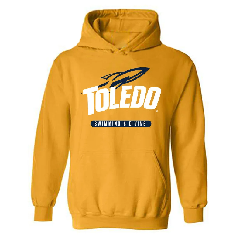 Toledo - NCAA Women's Swimming & Diving : Janne Slegers - Hooded Sweatshirt Hoodie with Reflective Safety Nightwear Toledo - NCAA Women's Swimming & Diving : Janne Slegers - Hooded Sweatshirt Hoodie with Reflective Safety Nightwear