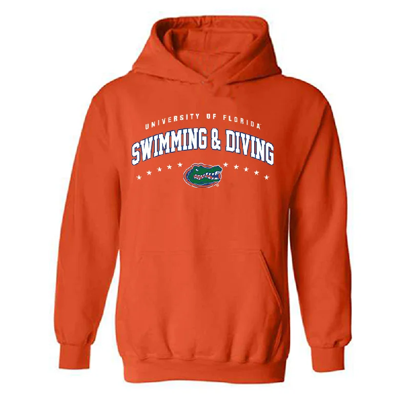 Florida - NCAA Women's Swimming & Diving : Micayla Cronk - Classic Fashion Shersey Hooded Sweatshirt Hoodie with Hem Drawcord Adjustable Customizable