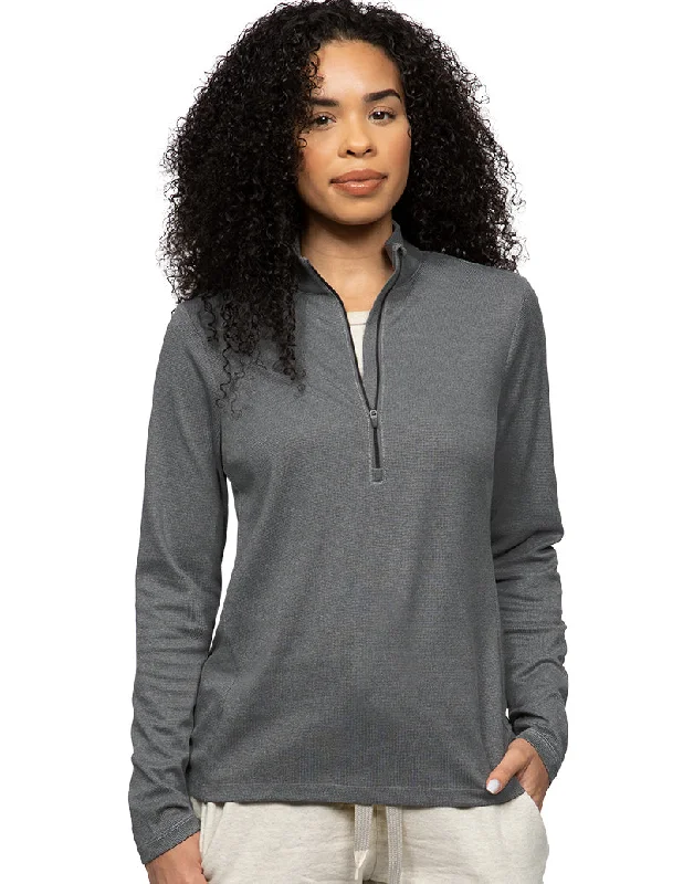 Antigua: Women's Essentials 1/4 Zip Pullover - Epic 104725 Elbow Length Sleeve