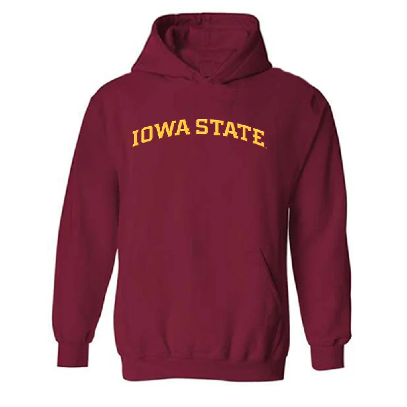 Iowa State - NCAA Women's Track & Field : Kailynn Gubbels - Classic Shersey Hooded Sweatshirt Hoodie with Contrast Stitching Detailed Premium Iowa State - NCAA Women's Track & Field : Kailynn Gubbels - Classic Shersey Hooded Sweatshirt Hoodie with Contrast Stitching Detailed Premium