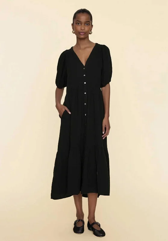 Dress X4chg008 Lennox Dress 008 Black Tunics Wedding white