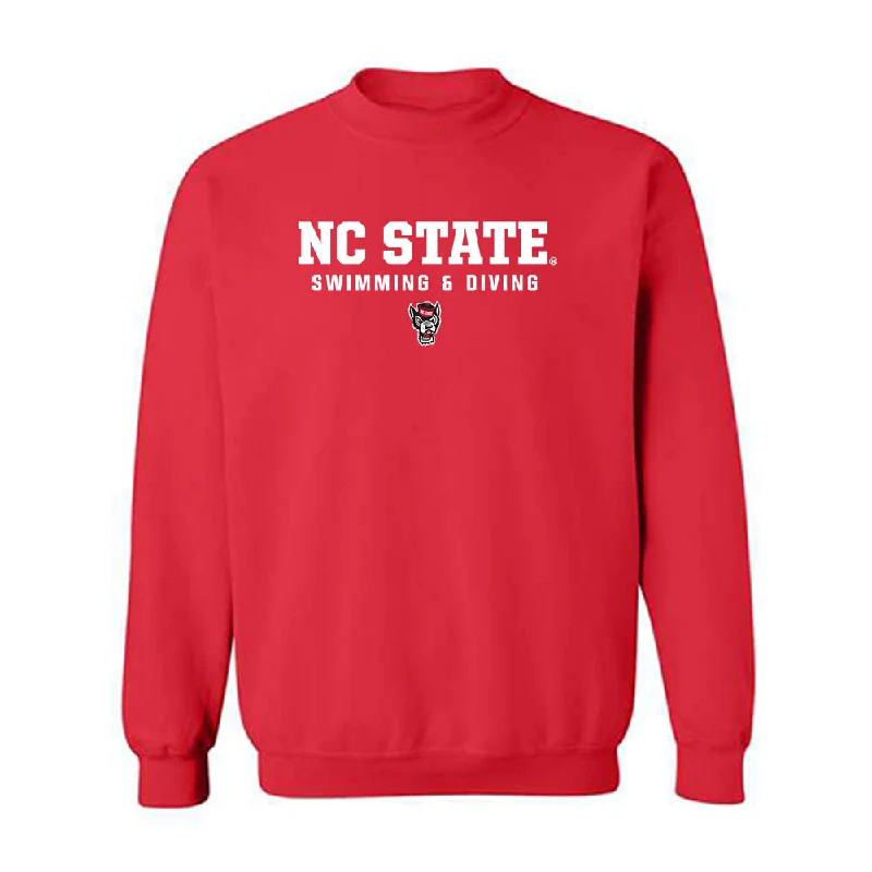 NC State - NCAA Women's Swimming & Diving : Kennedy Noble - Classic Shersey Crewneck Sweatshirt Hoodie with Cropped Fit Short Trendy