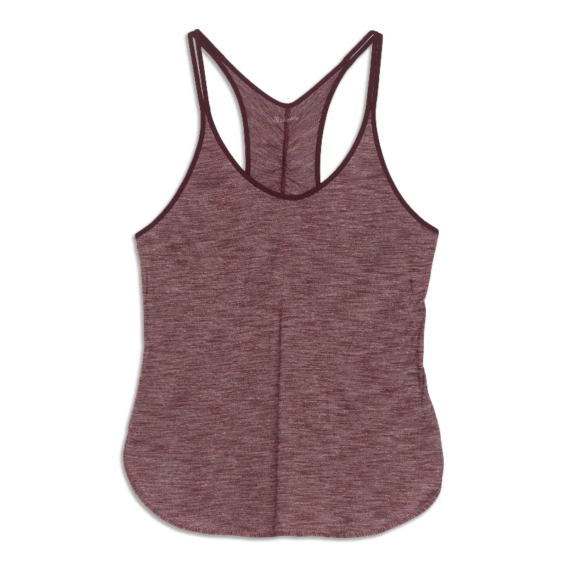 What The Sport Singlet Tank Top - Resale peach tank top