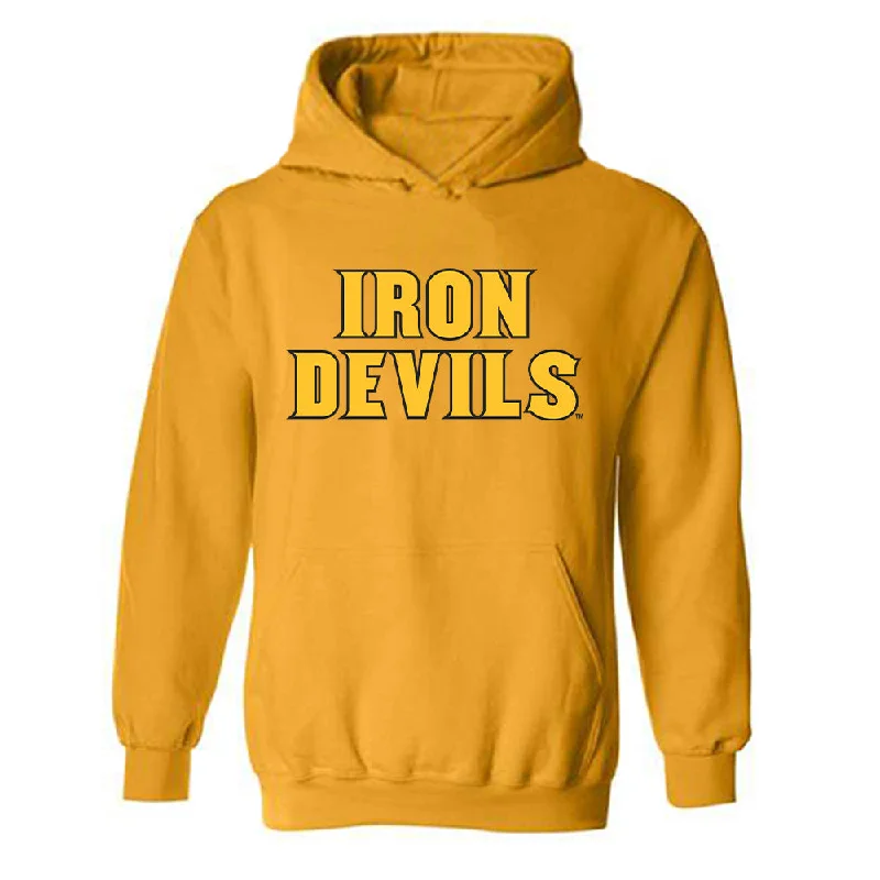 Arizona State - NCAA Women's Swimming & Diving : Ariel Beltran - Replica Shersey Hooded Sweatshirt Hoodie with Hem Detail Decorative Unique