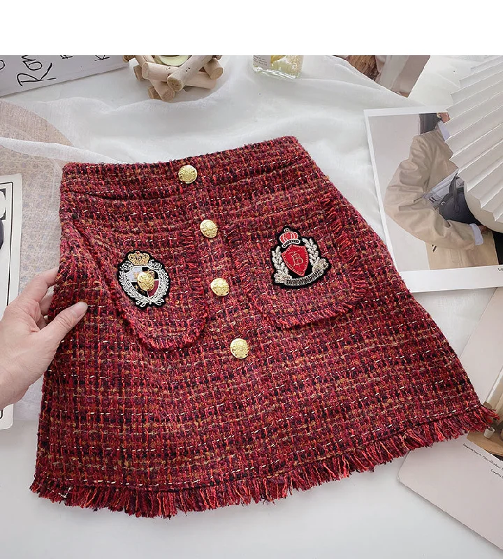 New high waist fashionable retro personalized Hip Wrap Skirt  5568 denim skirt classic