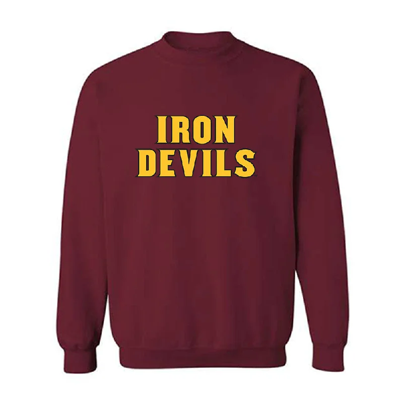 Arizona State - NCAA Women's Swimming & Diving : Ariel Beltran - Replica Shersey Crewneck Sweatshirt Hoodie with Hem Fringe Bohemian Relaxed