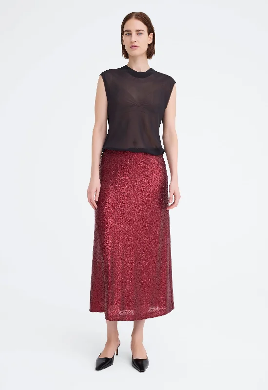 Techno Skirt - Penope leather skirt bold