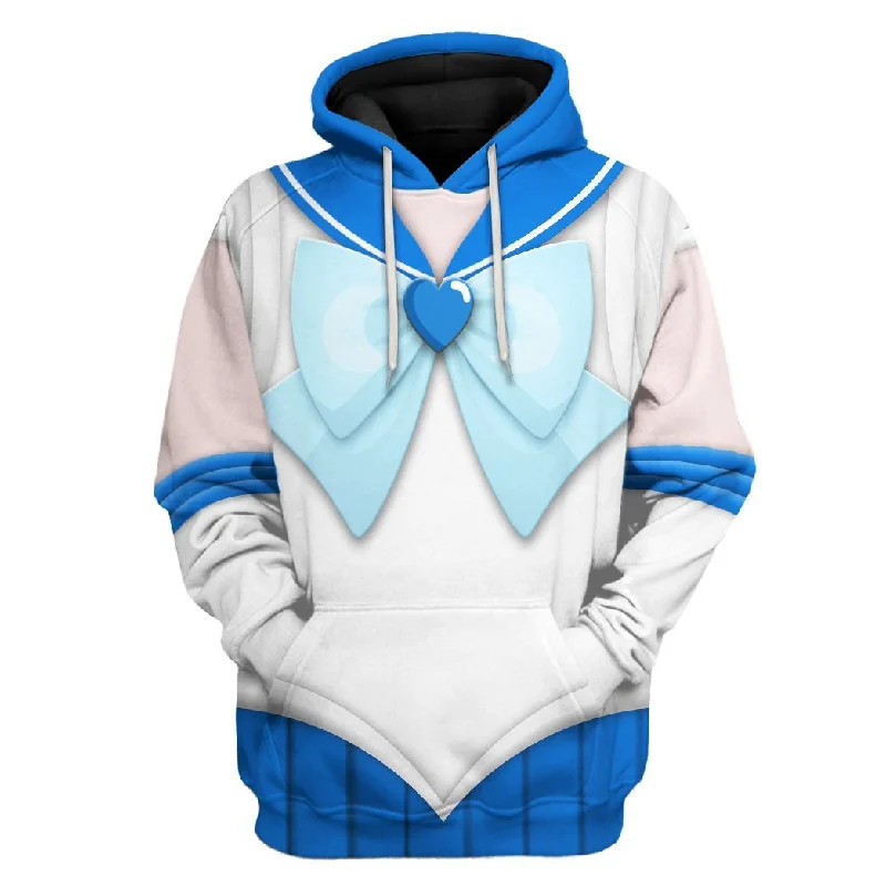 Gearhumans 3D Sailor Mercury Custom Tshirt Hoodie Apparel Hoodie with Earth Tones Natural Calm