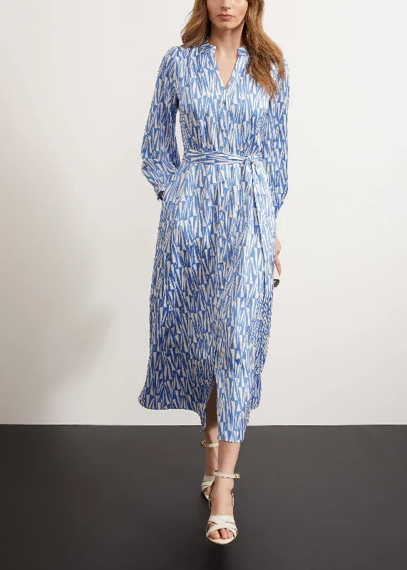 Deanery Dress 0124/5346/9045l00 Blue-Ivory Tunics Review highly