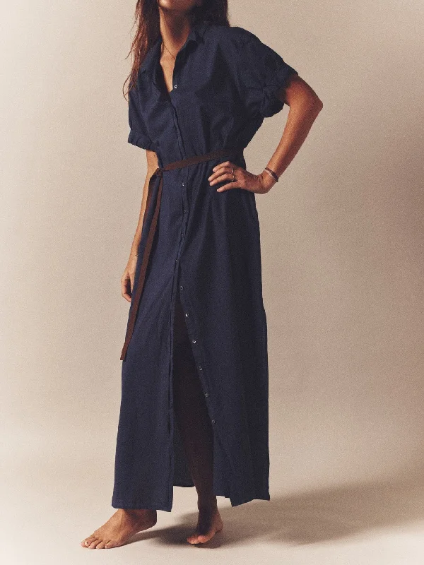 Dress X4ctp114 Linnet Dress Navy Tunics Prom sequined