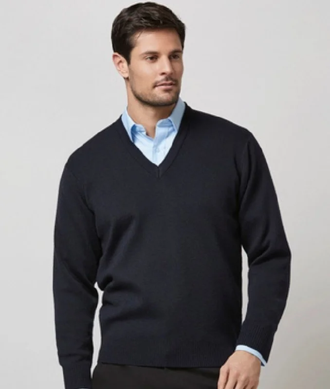 Mens Woolmix Pullover Open Front Cardigan