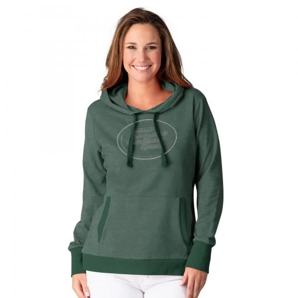 Edmonton Elks- Womens World Champ Pullover Hood Thin Wool Pullover