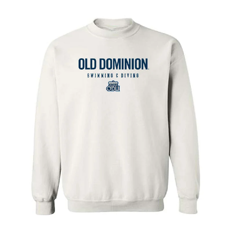 Old Dominion - NCAA Women's Swimming & Diving : Anna Eberle - Classic Shersey Crewneck Sweatshirt Hoodie with Tie-Dye Psychedelic Retro