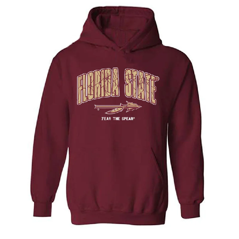 FSU - NCAA Women's Swimming & Diving : Arianna Ottavianelli - Generic Shersey Hooded Sweatshirt Hoodie with Button Placket Classic Preppy