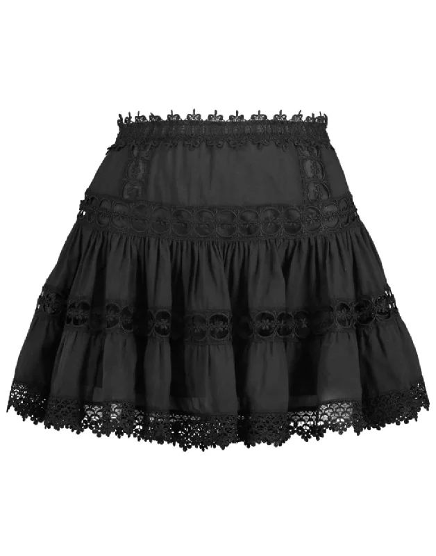 Great Elastic Waist Skirt chiffon skirt lightweight