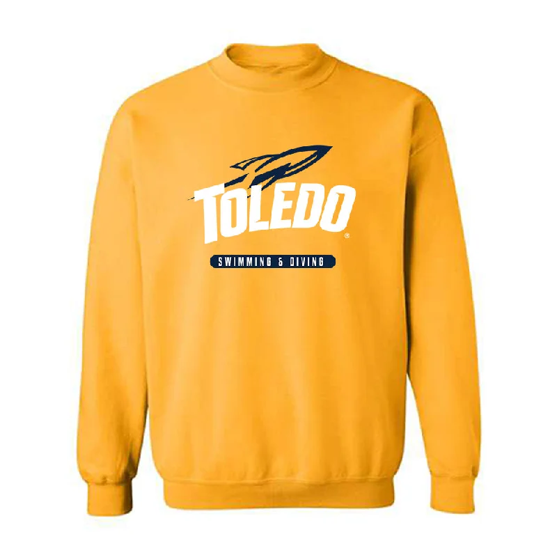 Toledo - NCAA Women's Swimming & Diving : Janne Slegers - Crewneck Sweatshirt Hoodie with Color Block Contrast Stylish Toledo - NCAA Women's Swimming & Diving : Janne Slegers - Crewneck Sweatshirt Hoodie with Color Block Contrast Stylish