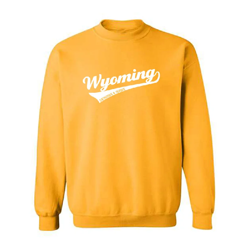Wyoming - NCAA Women's Swimming & Diving : Gabriella Haigler - Classic Shersey Crewneck Sweatshirt Hoodie with Front Slit Layering Stylish Wyoming - NCAA Women's Swimming & Diving : Gabriella Haigler - Classic Shersey Crewneck Sweatshirt Hoodie with Front Slit Layering Stylish