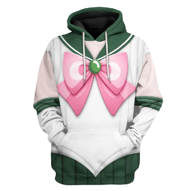 Gearhumans 3D Sailor Jupiter Custom Tshirt Hoodie Apparel Hoodie with Mesh Breathable Sporty