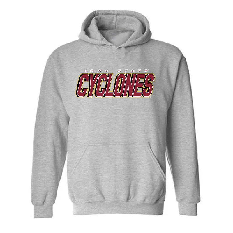 Iowa State - NCAA Women's Track & Field : Kailynn Gubbels - Classic Shersey Hooded Sweatshirt Hoodie with Longline Fit Extended Stylish Iowa State - NCAA Women's Track & Field : Kailynn Gubbels - Classic Shersey Hooded Sweatshirt Hoodie with Longline Fit Extended Stylish