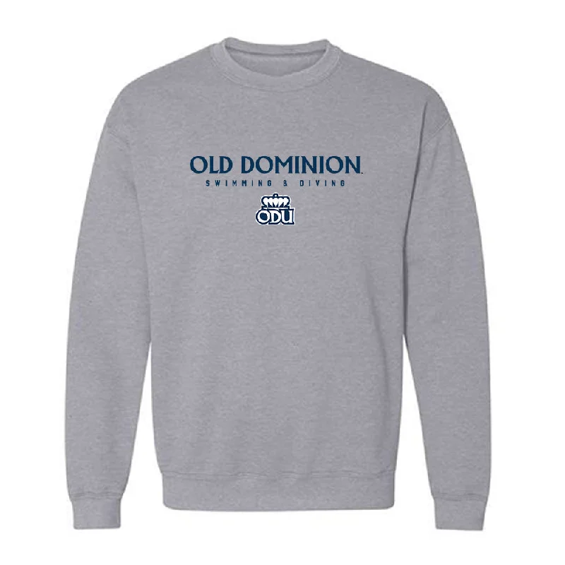 Old Dominion - NCAA Women's Swimming & Diving : Anna Eberle - Classic Shersey Crewneck Sweatshirt Hoodie with Camouflage Military Edgy