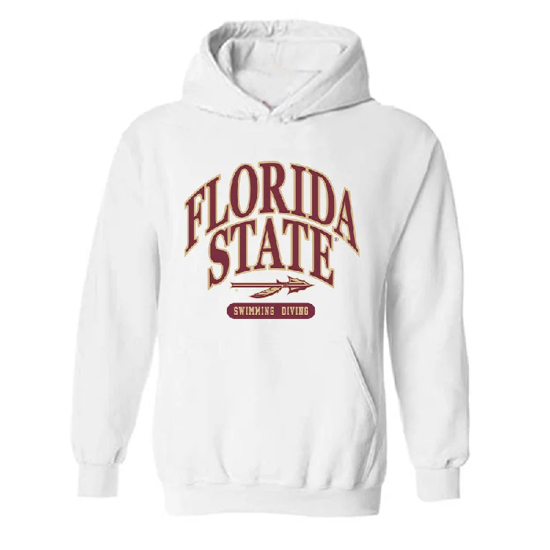 FSU - NCAA Women's Swimming & Diving : Arianna Ottavianelli - Classic Shersey Hooded Sweatshirt Hoodie with Cuffed Sleeves Snug Secure