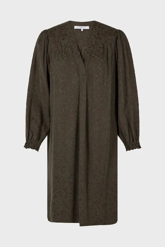 Dress Solene Dar34a122 Khaki-Green Tunics Travel practical