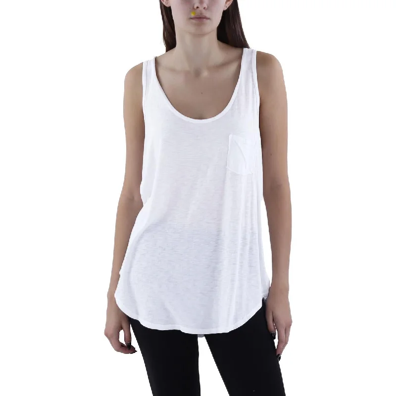 Womens Scoop Neck Sleeveless Tank Top boho tank top