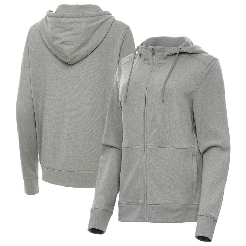 Antigua: Women's Essentials Full Zip Hoodie - Seeker 105374 Hoodie with Frayed Bohemian Relaxed Antigua: Women's Essentials Full Zip Hoodie - Seeker 105374 Hoodie with Frayed Bohemian Relaxed