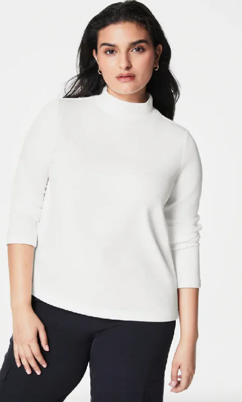 Spanx Airessentials Mock Pullover Powder Sarouel Sleeve Pullover