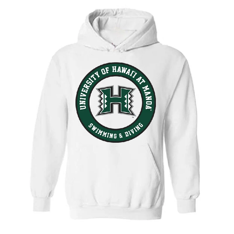 Hawaii - NCAA Women's Swimming & Diving : Camille Radosavljevic - Classic Fashion Shersey Hooded Sweatshirt Hoodie with Half-Zip Sporty Casual Hawaii - NCAA Women's Swimming & Diving : Camille Radosavljevic - Classic Fashion Shersey Hooded Sweatshirt Hoodie with Half-Zip Sporty Casual